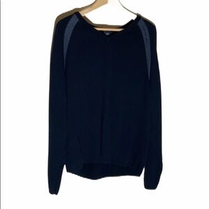 Calvin Klein Jeans Black rib knit long sleeve Top